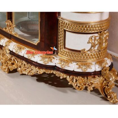 Star Enterprises Wooden European Style Crockery Showcase CKR-031 - Image 3