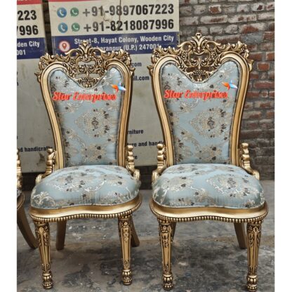 Star Enterprises Wooden Luxury Bedroom Chairs BDCH-068 - Image 2