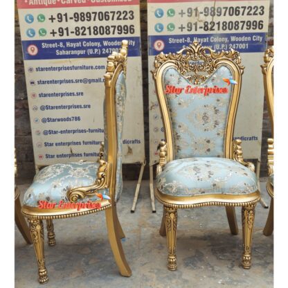 Star Enterprises Wooden Luxury Bedroom Chairs BDCH-068 - Image 4