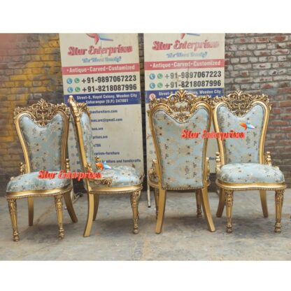 Star Enterprises Wooden Luxury Bedroom Chairs BDCH-068 - Image 5