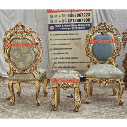 Star Enterprises Wooden Luxury Dining Chairs DNGCHR- 038 - Image 5