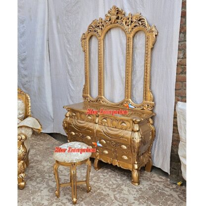 Star Enterprises Wooden Luxury Dressing Table DRSR-036 - Image 3