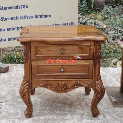Star Enterprises Wooden Maharaja 3D Carved Bed BD-0120 - Image 6
