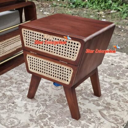 Star Enterprises Wooden Modern Style Sofa Side Table SST-002 - Image 3