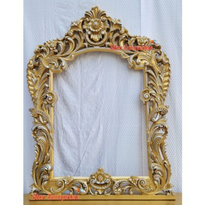 Star Enterprises Wooden Royal 3D Carved Console Table CNSL-054 - Image 5