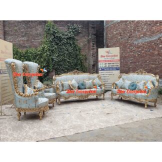 Wooden Royal Carved Sofa Set