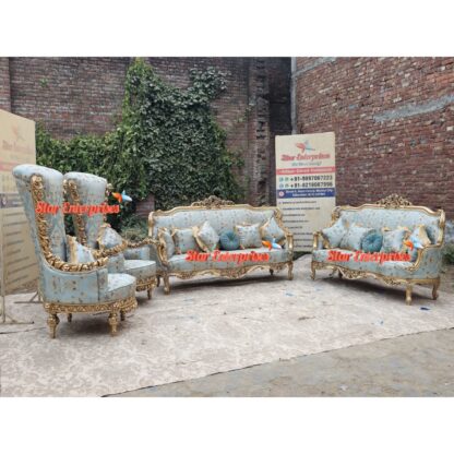 Wooden Royal Carved Sofa Set