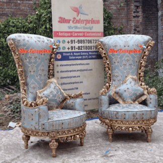 Wooden Royal High Back Bedroom Chair