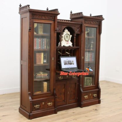 Star Enterprises Wooden Victorian Style Bookcase BSF-016 - Image 3