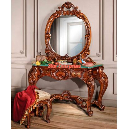 Star Enterprises Wooden Vintage Console Table CNSL-061 - Image 4