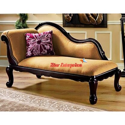 Classical Style Wooden Diwan Chaise Lounge
