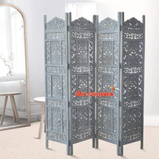 High-Quality Wooden Antique Room Divider