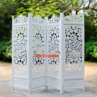 Premium Wood Hand Carved Room Partition Screen