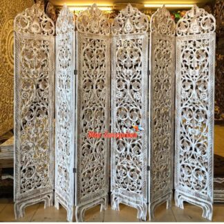 Solid Wood Antique Carved Room Divider