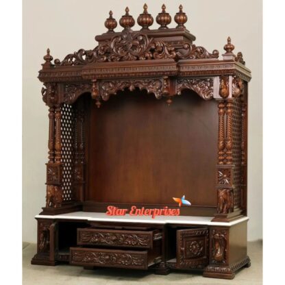 Star Enterprises Solid Wood Handcrafted Temple TMP-035 - Image 2