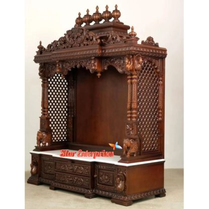 Star Enterprises Solid Wood Handcrafted Temple TMP-035 - Image 3