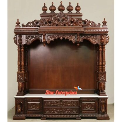 Solid Wood Handcrafted Temple
