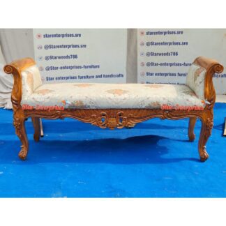 Teak Wood Antique Bed Bench