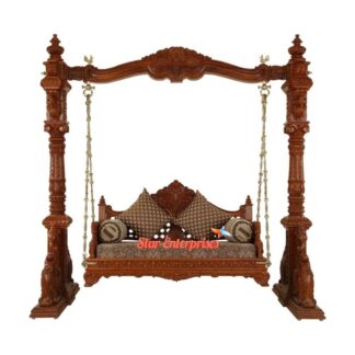 Teak Wood Antique Handcrafted Indoor Swing