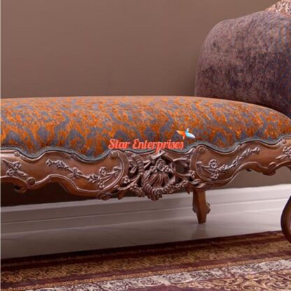 Star Enterprises Teak Wood Designer Bench BDB-024 - Image 3