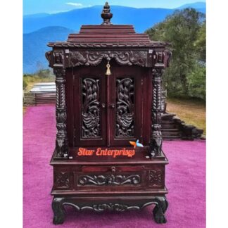 Teak Wood Handcrafted Temple