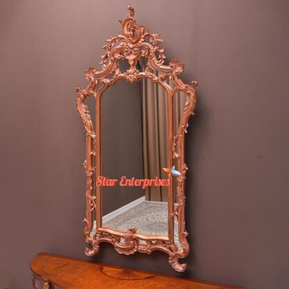 Star Enterprises Teak Wood Traditional Carved Mirror Frames MF-033 - Image 3