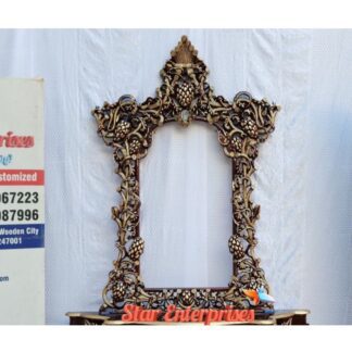 Wooden 3D Carved Luxury Mirror Frame