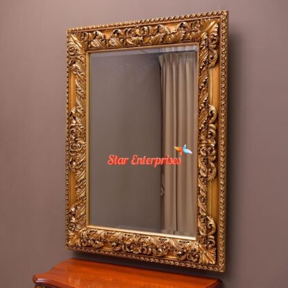 Star Enterprises Wooden Antique Carved Mirror Frames MF-032 - Image 3