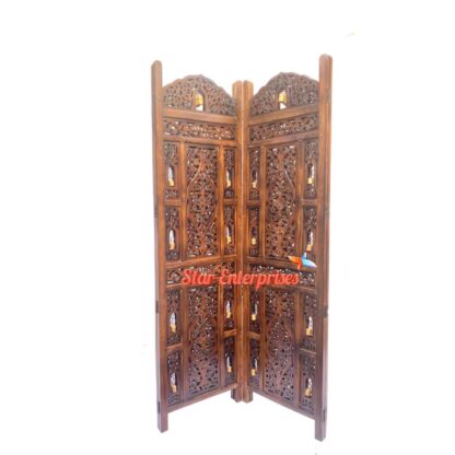 Star Enterprises Wooden Antique Carved Room Divider PART-029 - Image 3