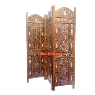 Wooden Antique Carved Room Divider