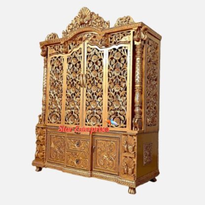 Star Enterprises Wooden Antique Carved Temple TMP-032 - Image 3