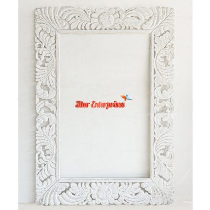 Star Enterprises Wooden Antique Mirror Frame MF-042 - Image 4