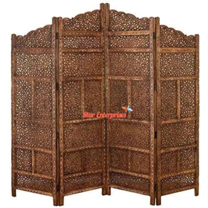 Star Enterprises Wooden Antique Room Divider Screen PART-013 - Image 2