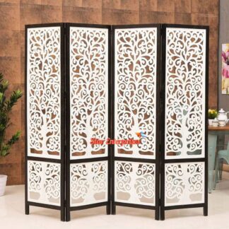 Wooden Carved Room Partition Screen