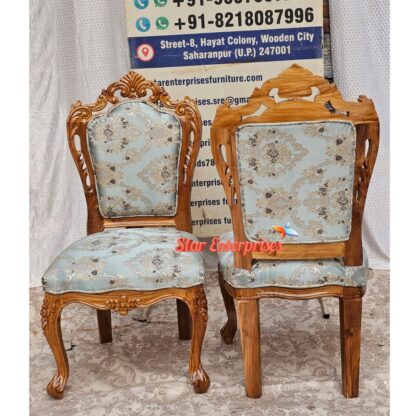 Star Enterprises Wooden Classic Dining Chairs DNGCHR-040 - Image 2