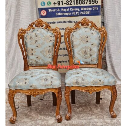 Star Enterprises Wooden Classic Dining Chairs DNGCHR-040 - Image 3
