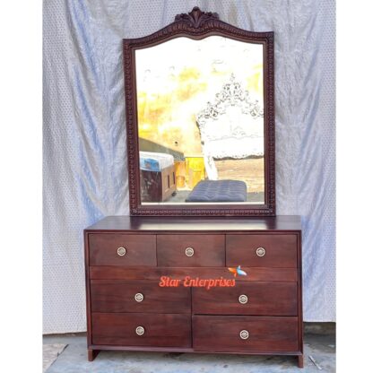 Star Enterprises Wooden Antique Classical Bedroom Furniture Set BD-0129 - Image 13