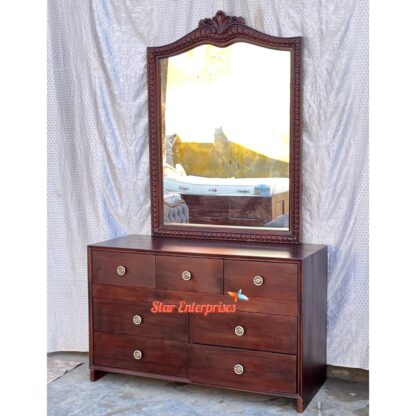 Star Enterprises Wooden Classic Dressing Table DRSR-048 - Image 3
