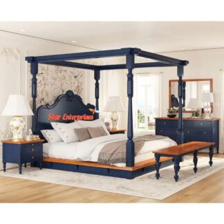 Wooden Classic Four Poster Bed