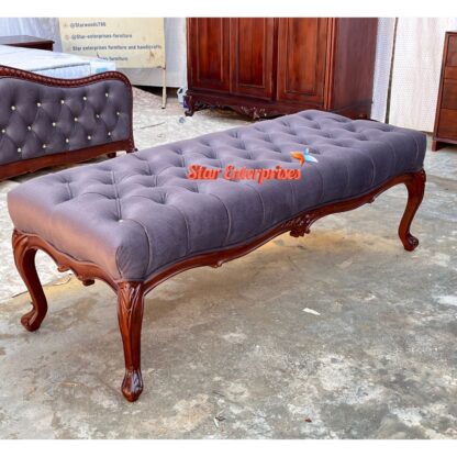 Star Enterprises Wooden Antique Classical Bedroom Furniture Set BD-0129 - Image 15
