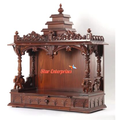 Star Enterprises Wooden Designer Carved Temple TMP-038 - Image 2