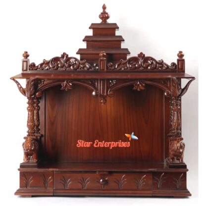 Star Enterprises Wooden Designer Carved Temple TMP-038 - Image 4