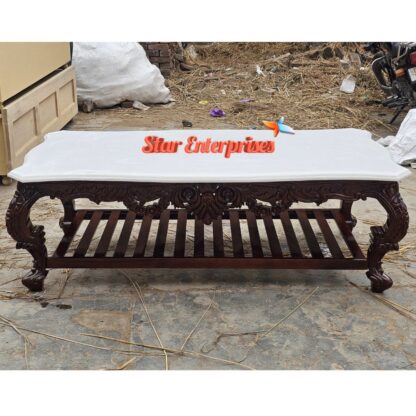 Star Enterprises Wooden Designer Center Table TBL-052 - Image 2