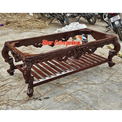 Star Enterprises Wooden Designer Center Table TBL-052 - Image 4