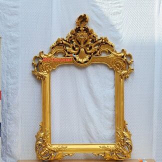 Wooden Gold Finish Luxury Mirror Frame