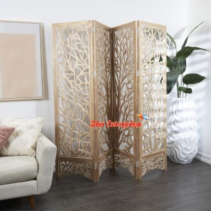 Wooden Handcrafted Room Divider