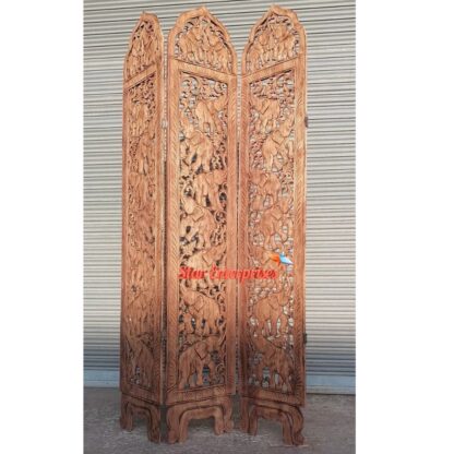 Star Enterprises Wooden Handcrafted Room Partition Screen PART-019 - Image 2