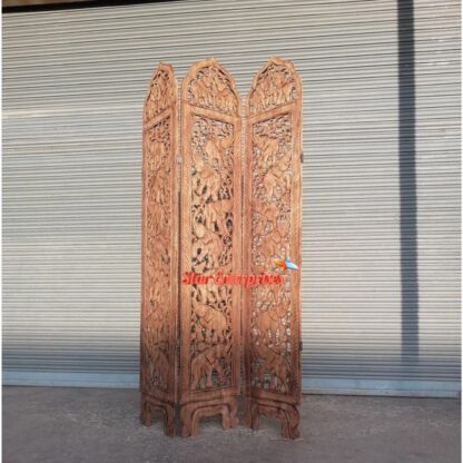 Wooden Handcrafted Room Partition Screen