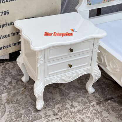 Star Enterprises Wooden Luxury Carved Double Bed BDSD-050 - Image 2