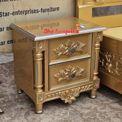 Star Enterprises Wooden Luxury Bedside Table BDSD-051 - Image 2
